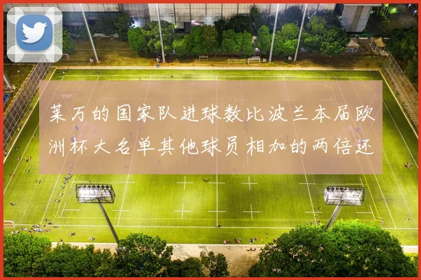 莱万的国家队进球数比波兰本届欧洲杯大名单其他球员相加的两倍还要多